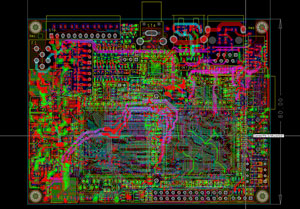 PCB Design in Komplettansicht